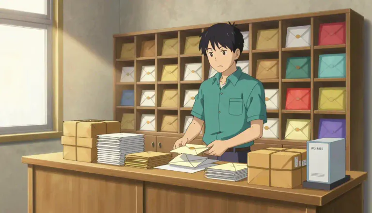 Visual representation of "postmaster" - An individual who runs a post office.