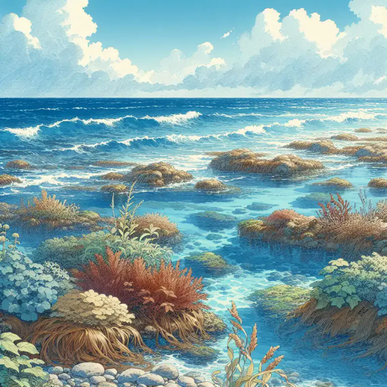 Visual representation of "tang" - A kind of seaweed