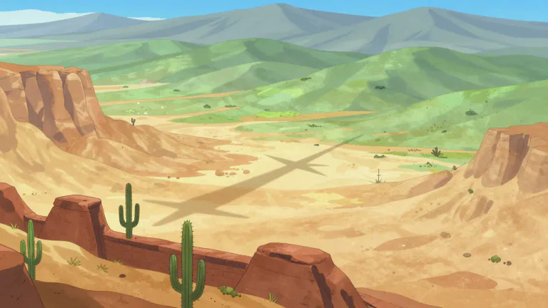 Visual representation of "south-western" - Located in, relating to, or characteristic of the southwest.