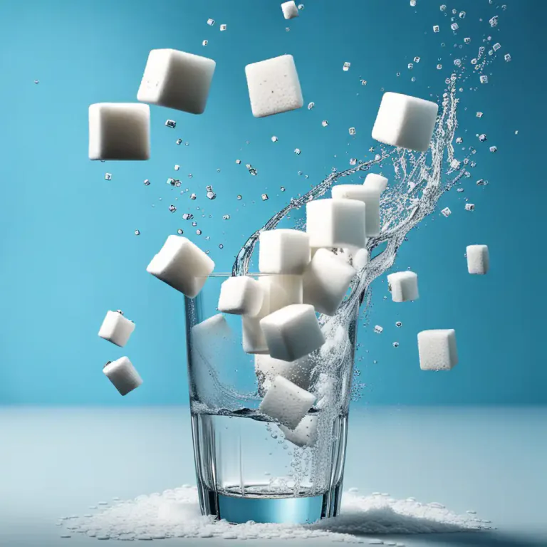 Visual representation of "dissolution" - The process of making or becoming a liquid