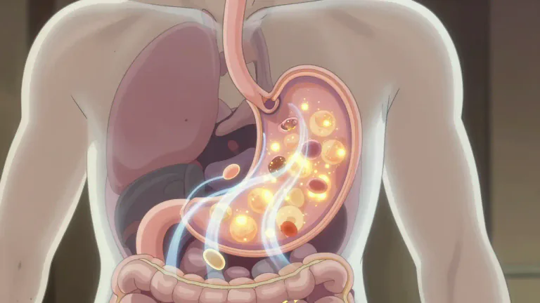 Visual representation of "histamine" - Histamine is involved in the digestion process, particularly in stimulating gastric acid secretion in the stomach.