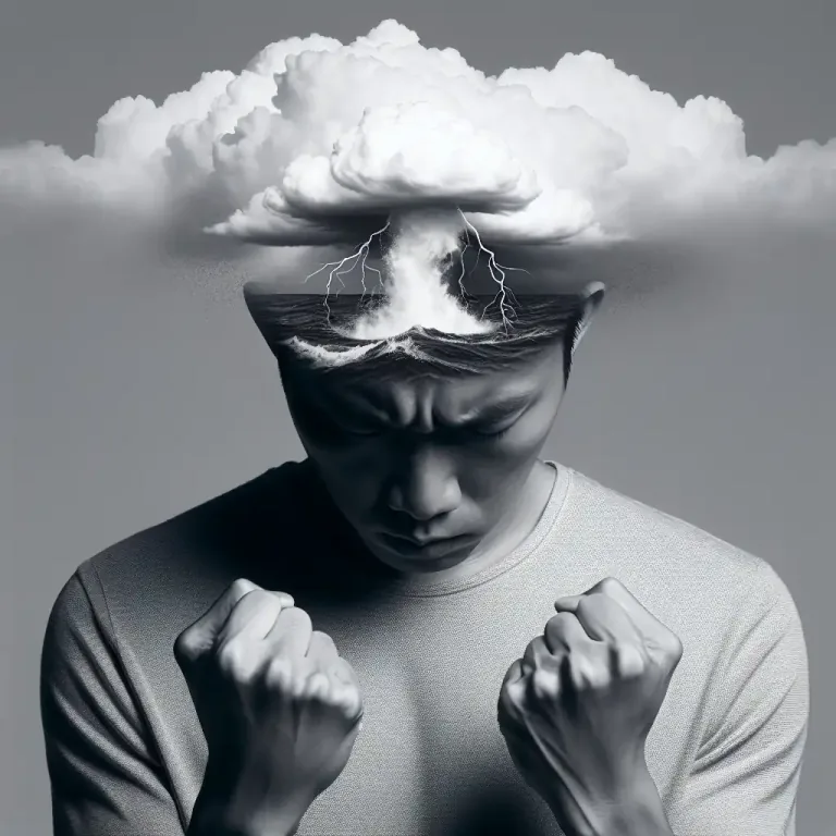 Visual representation of "suppress" - To prevent something from being seen or expressed