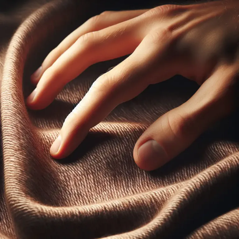 Visual representation of "touch" - the act of touching someone or something