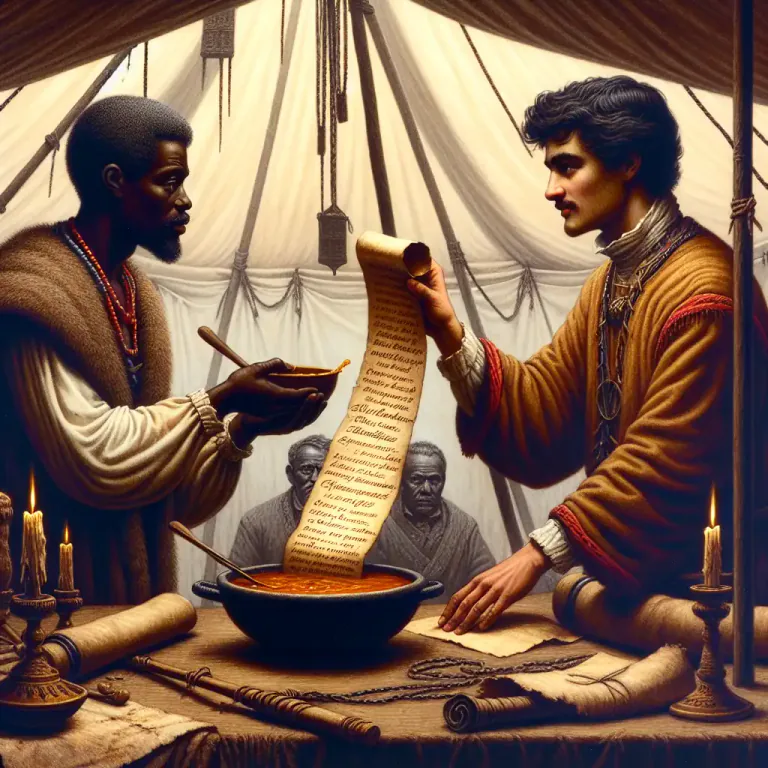 Visual representation of "birthright" - In biblical context, an entitlement to a double portion of an inheritance