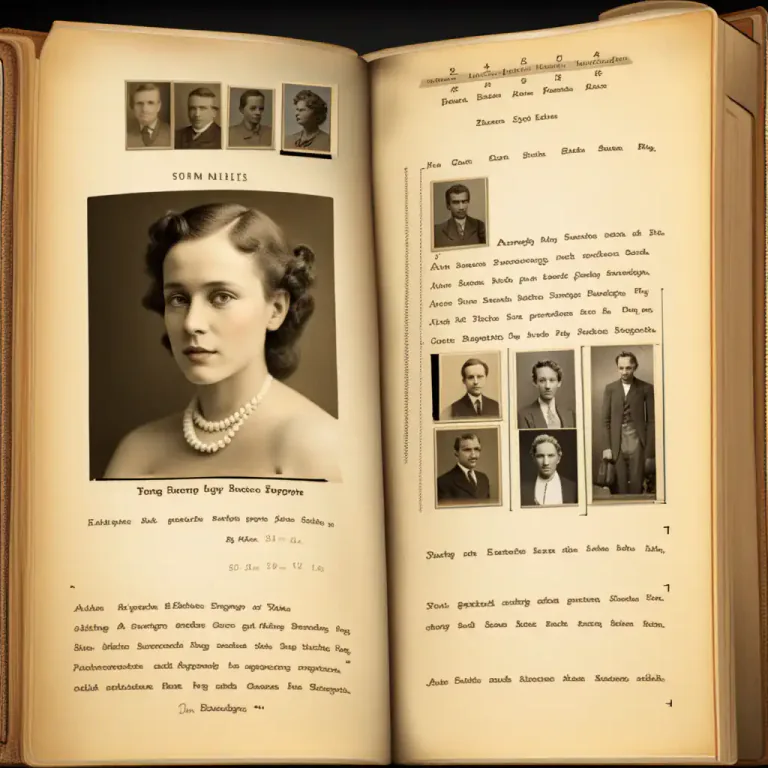 Visual representation of "backstory" - Details about the life of a person before they became famous or achieved something notable.