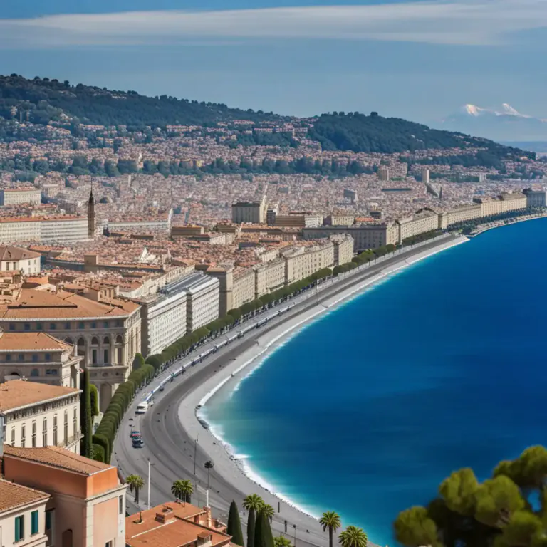 Visual representation of "nice" - City in southeastern France on the Mediterranean