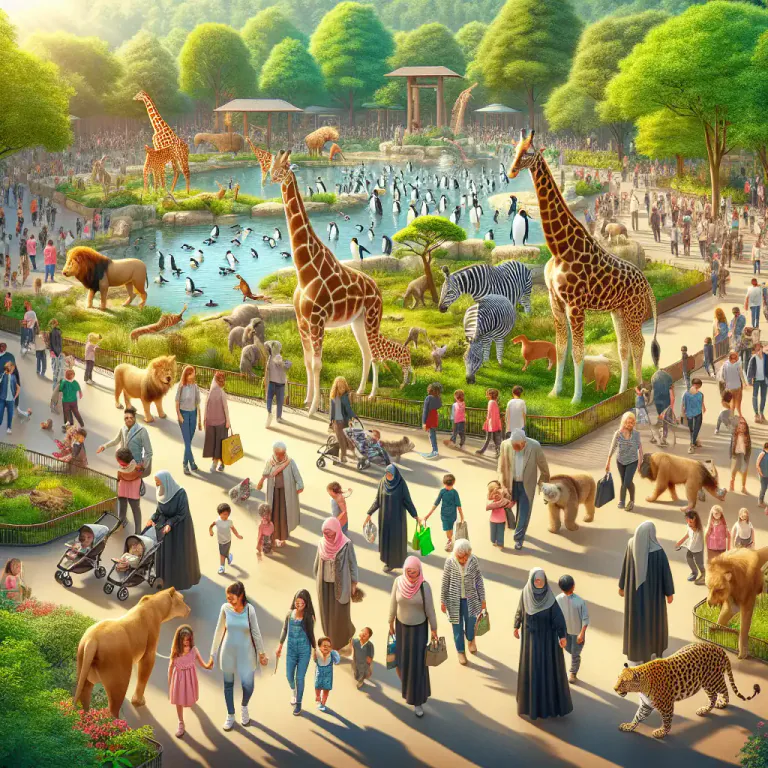 Visual representation of "zoological" - Belonging or relating to a zoo.