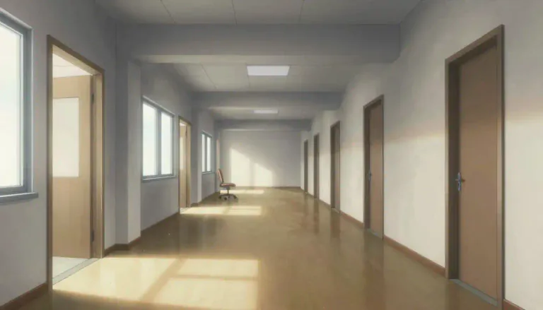 Visual representation of "vacant" - Empty, not being used by anyone