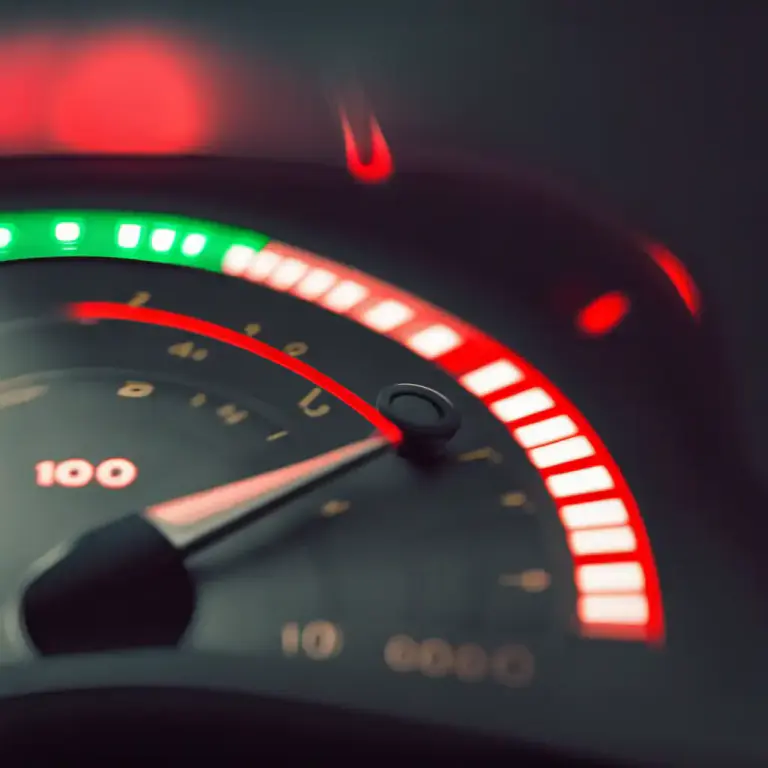 Visual representation of "clock up" - To record or register something, such as time or speed, on a measuring device.