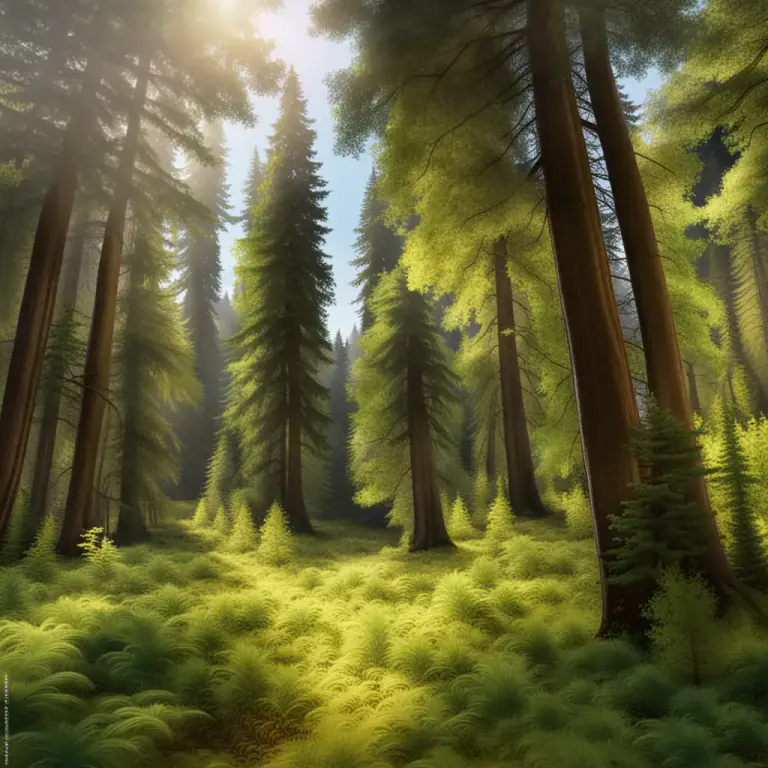 Visual representation of "climax" - In ecology, a community of plants which is relatively stable and has reached a stage of maturity