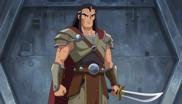 Visual representation of "klingon" - A member of a fictional warlike alien race in the Star Trek franchise, known for their honor-based culture.