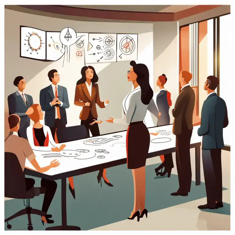 Visual representation of "bring before" - To introduce a topic for discussion or consideration.