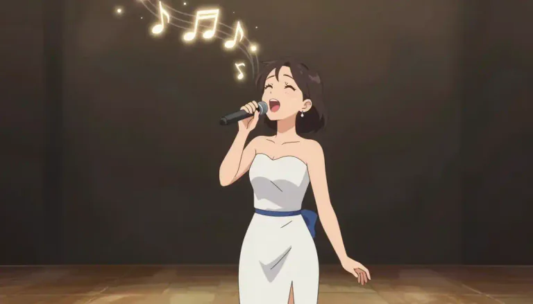 Visual representation of "soprano" - The highest singing voice, usually belongs to a woman or a boy.