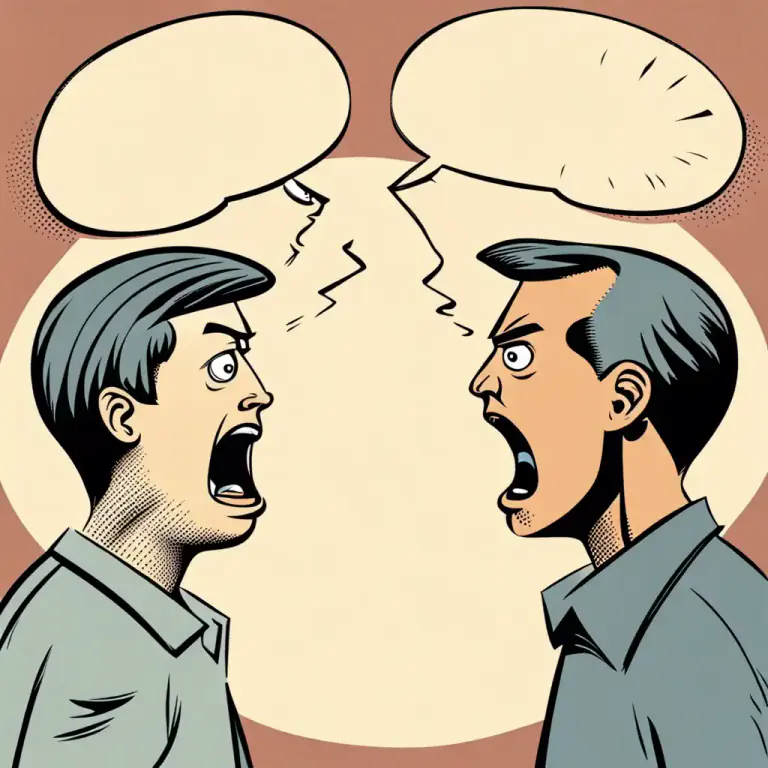 Visual representation of "be in/out of tune" - Not being in agreement or harmony with others in terms of opinion or feeling.