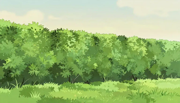 Visual representation of "hedge" - A fence or boundary made from a line of closely planted shrubs or low trees