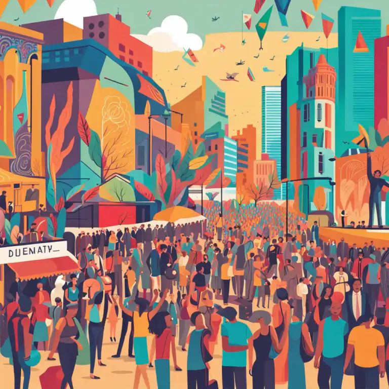 Visual representation of "cultural" - Connected with activities that are related to art, music, literature, etc.