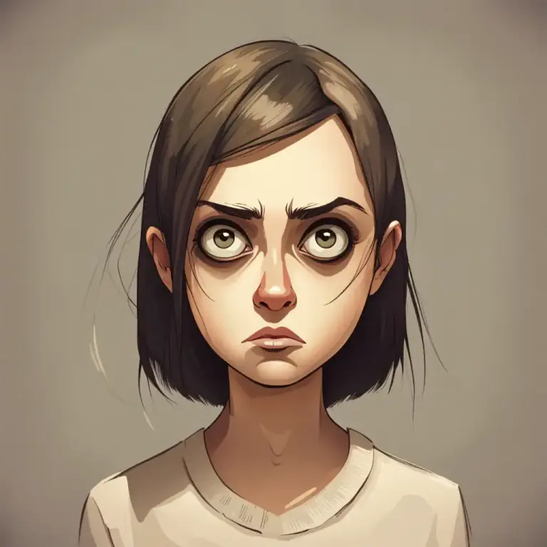 Visual representation of "cold" - Used to describe someone who is not friendly or shows no emotion