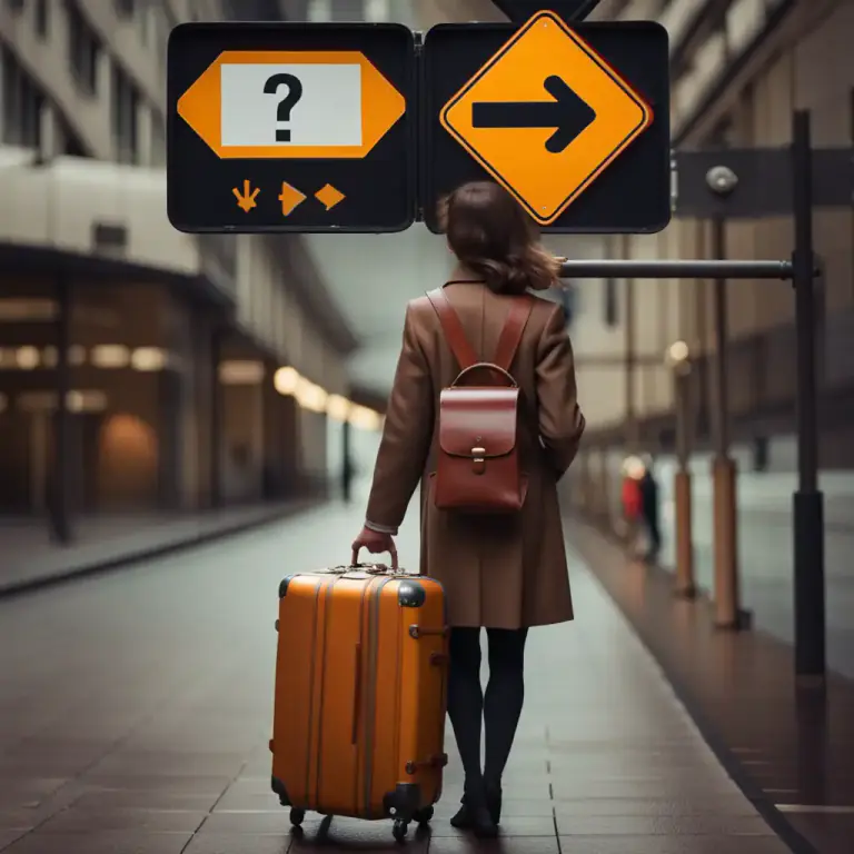Visual representation of "where" - To or in what place or position
