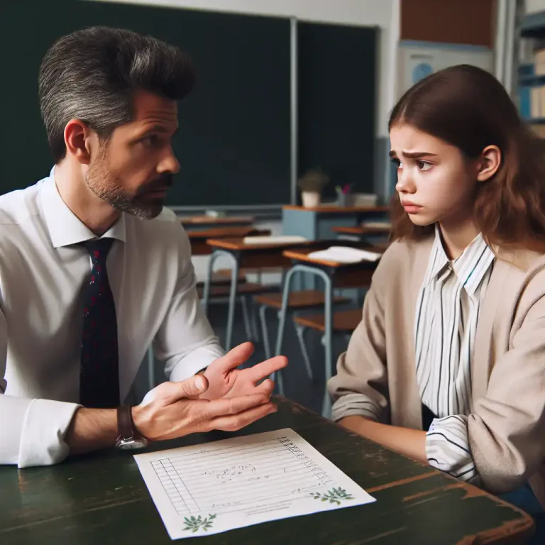 Visual representation of "probation" - In education, a warning given to a student for poor performance or behavior.