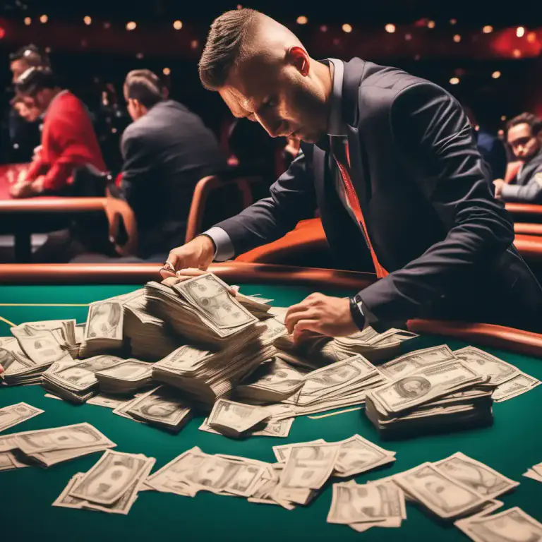 Visual representation of "raise/up the ante" - Increase what is at risk or the consideration in a situation or competition.
