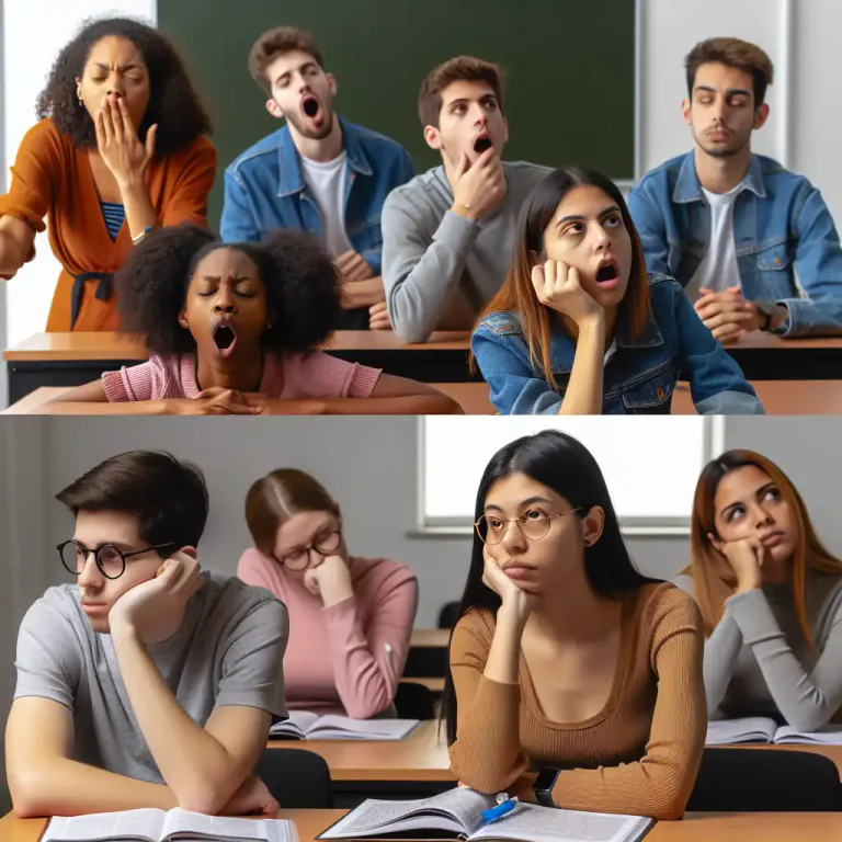 Visual representation of "disinterest" - To make someone lose interest or enthusiasm