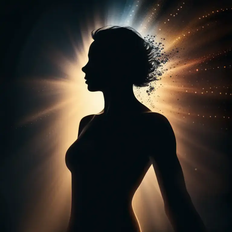 Visual representation of "immortality" - A never ending existence, as a spiritual being after death