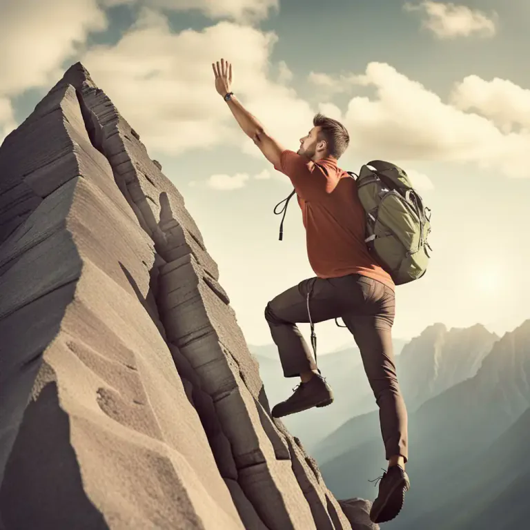 Visual representation of "journey" - A process of improvement or development in life