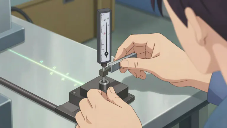 Visual representation of "calibration" - The process of checking and adjusting the accuracy of a device, such as a measuring tool.
