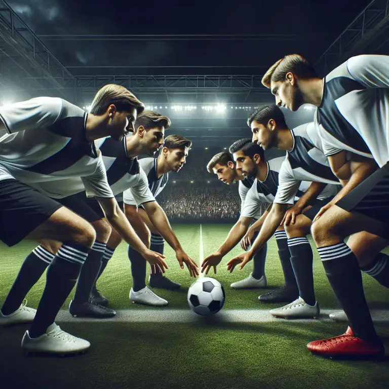 Visual representation of "teamwork" - In sports, the act of players working together to achieve a better result.
