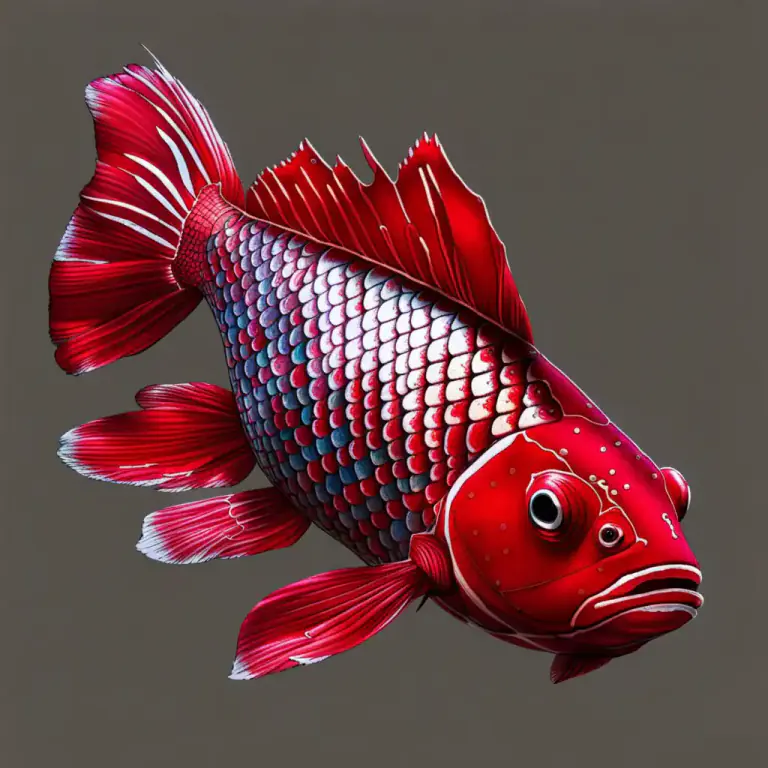 Visual representation of "scale" - Thin piece covering body of fish or reptiles