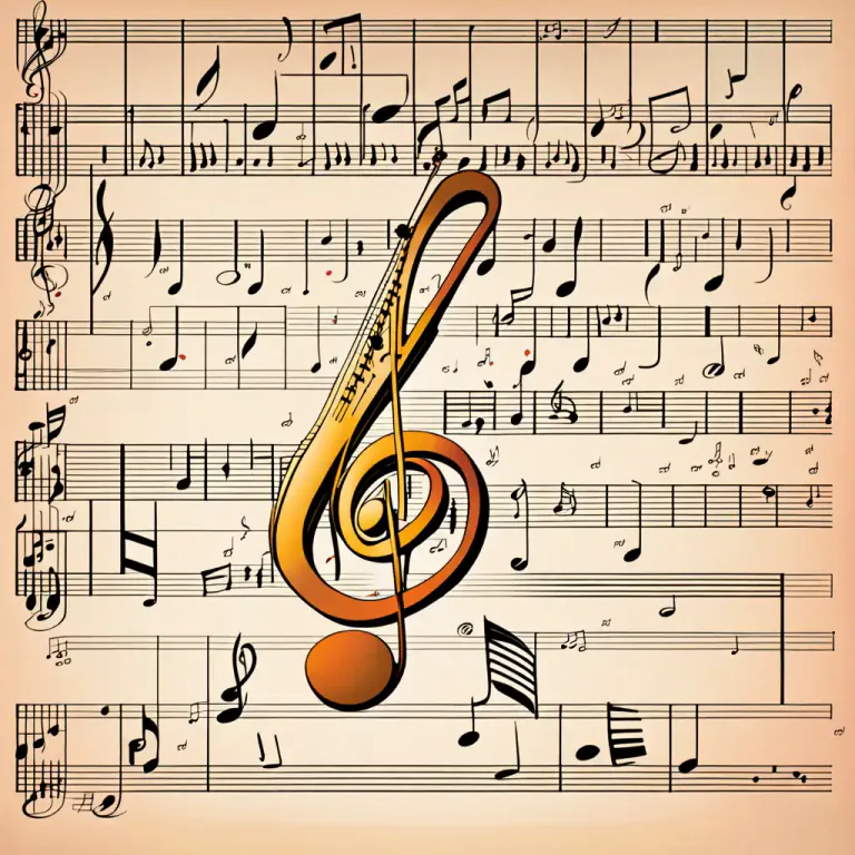 Visual representation of "phrase" - In music, a short part of a longer piece.