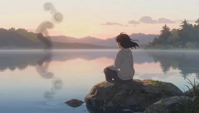 Visual representation of "placidity" - Calmness, peace with no disturbance
