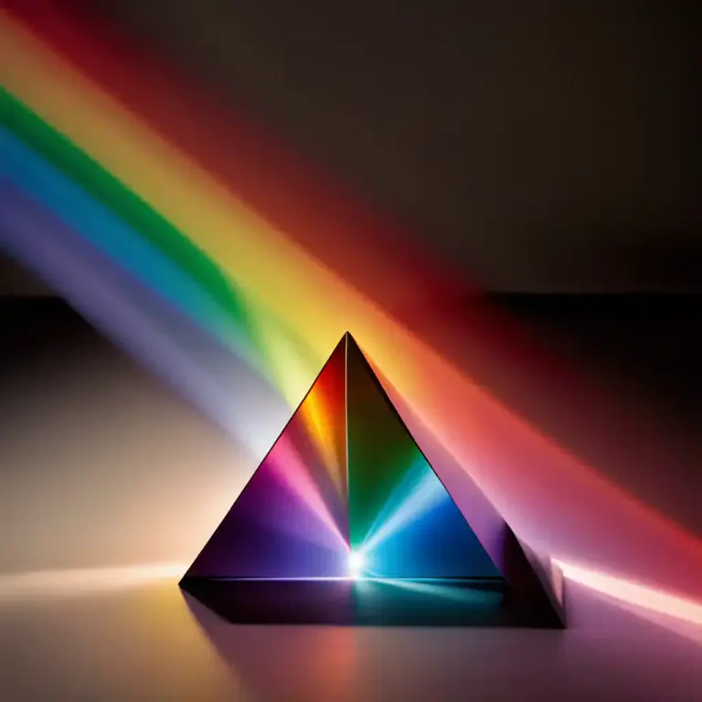 Visual representation of "resolve" - in science, to separate something into its component parts