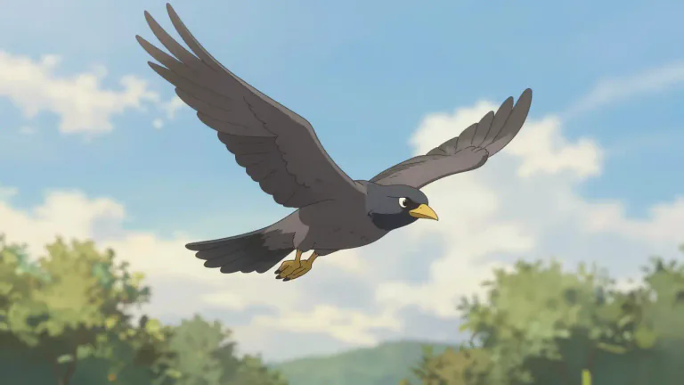 Visual representation of "airborne" - Being in the air or flying.
