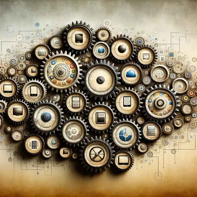Visual representation of "standardization" - The action of making all the parts in a system to operate together