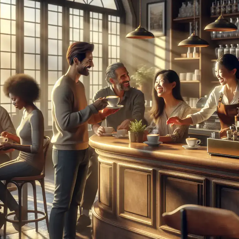 Visual representation of "patronage" - Customers or regular clients of a store, restaurant etc.