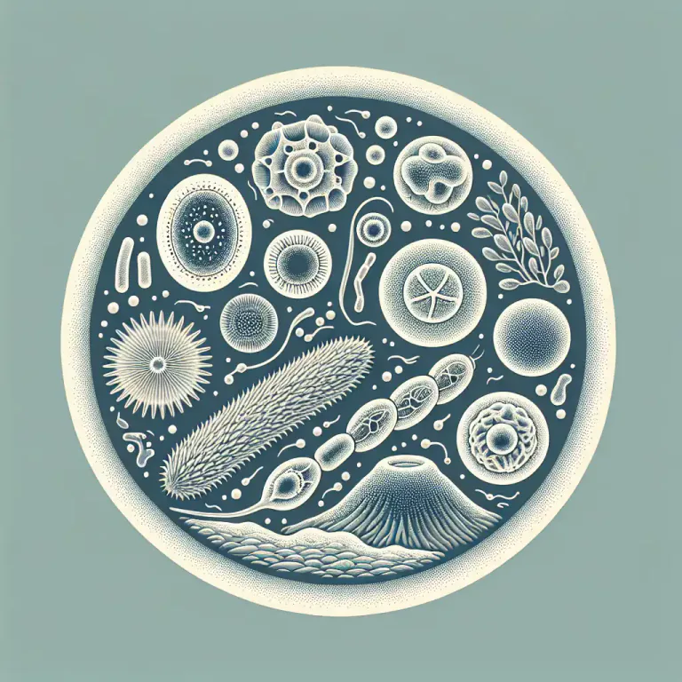 Visual representation of "protozoan" - Related to or about a protozoan, the tiny animal with only one cell.