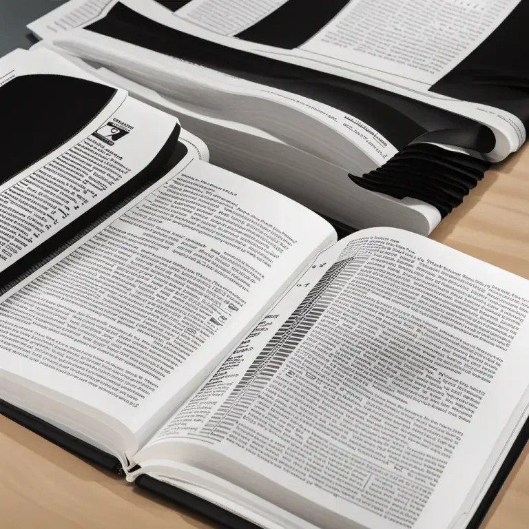 Visual representation of "in black and white" - In printed or written form, clearly written or printed