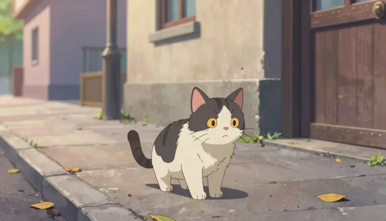 Visual representation of "stray" - A pet that does not have a home