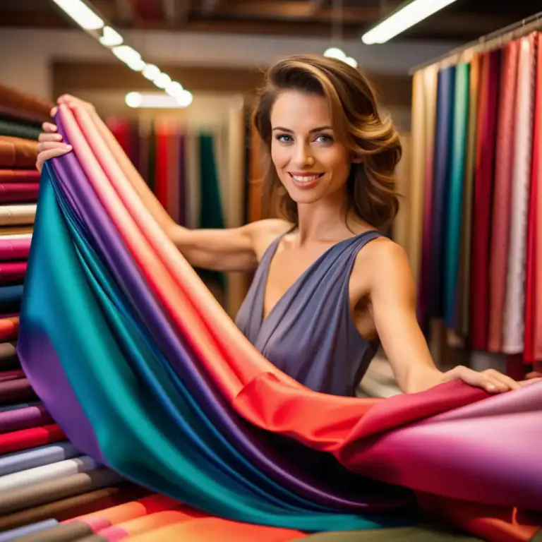 Visual representation of "bolt" - A roll of cloth or wallpaper of a fixed length.