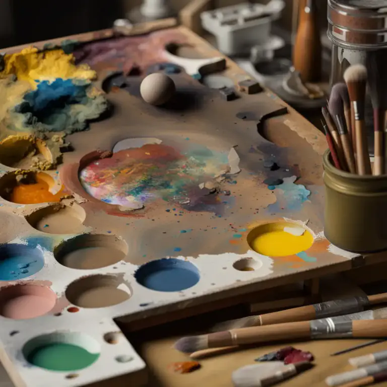 Visual representation of "iconography" - The visual images or symbols used in a work of art or the study of these