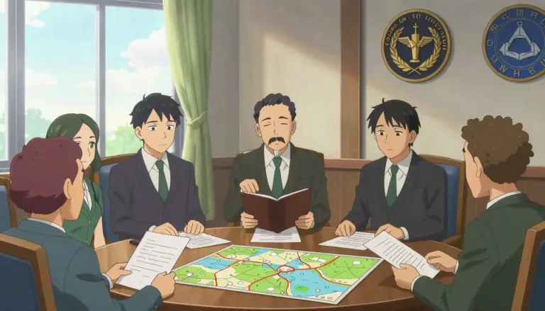 Visual representation of "commission" - A group of people with authority to do a certain job.