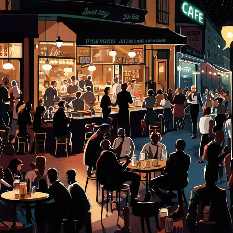 Visual representation of "cafe" - A bar or a restaurant