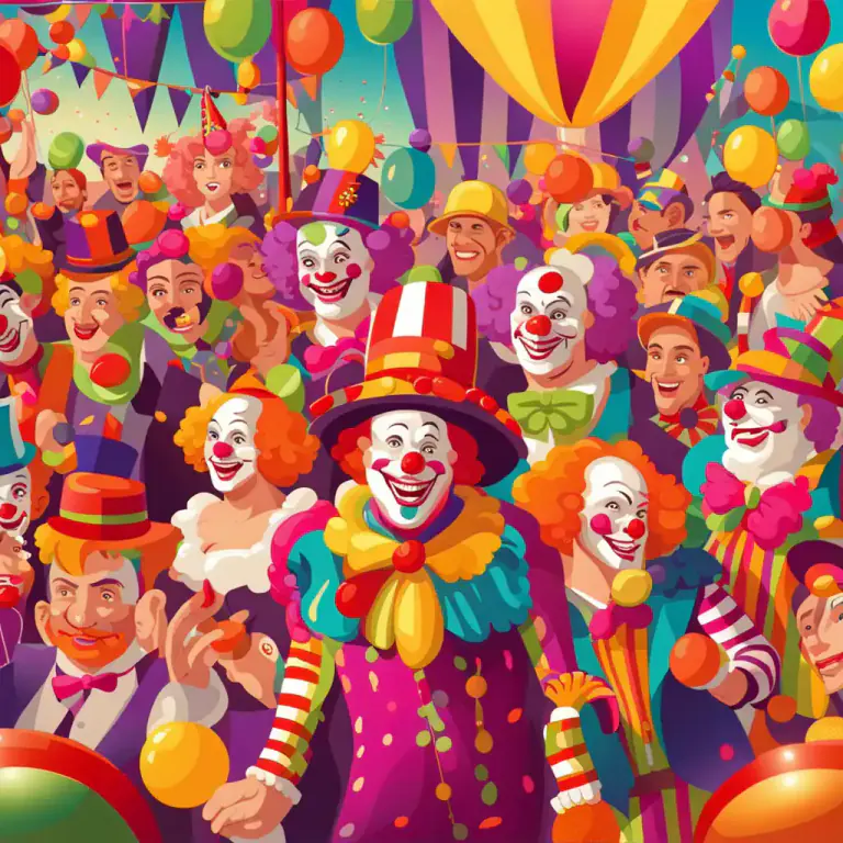 Visual representation of "craziness" - Behaviour or activities that are silly or strange