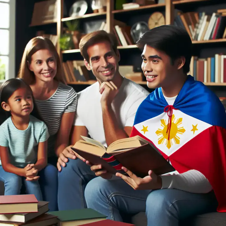 Visual representation of "filipino" - The national language of the Philippines