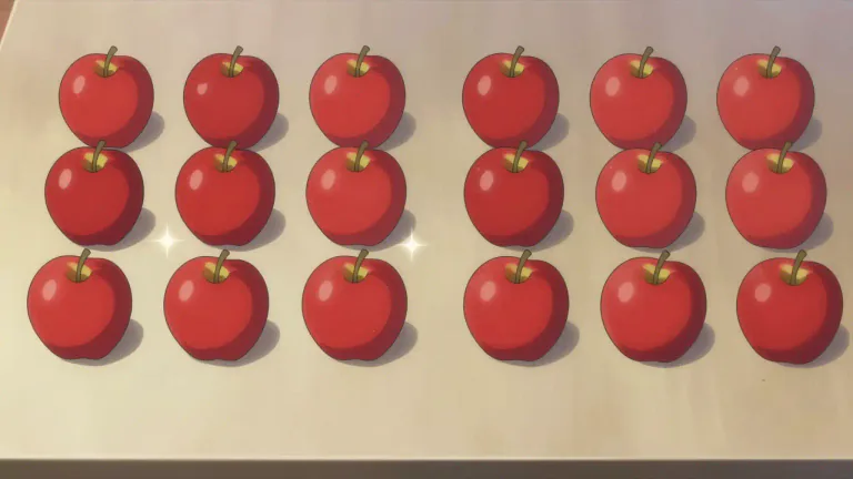 Visual representation of "twenty" - The number that comes after nineteen and before twenty-one, equal to 2 tens.