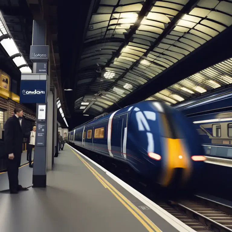 Visual representation of "call at" - To stop briefly at a place as part of a journey.
