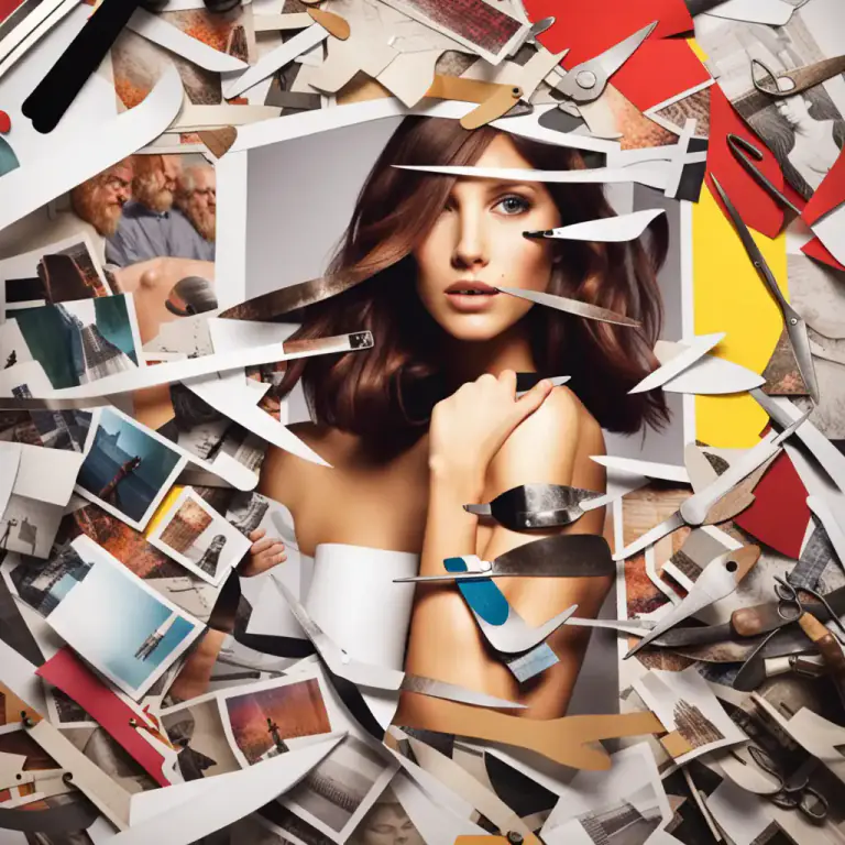 Visual representation of "cut out" - To remove something by cutting it from something larger.