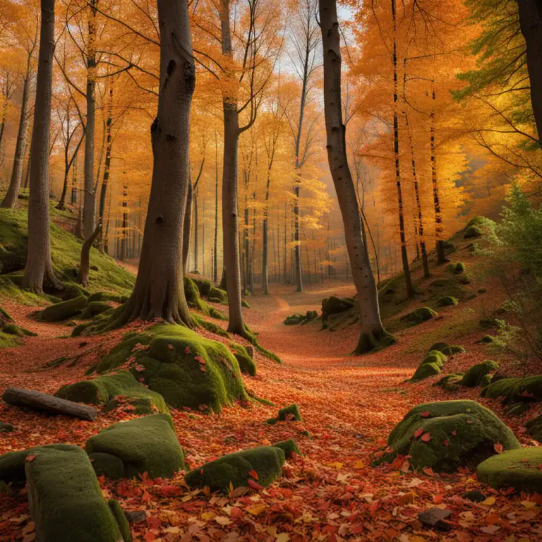 Visual representation of "defoliate" - To lose the leaves.