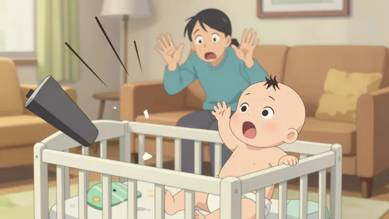 Visual representation of "startle" - To suddenly scare or surprise someone unexpectedly